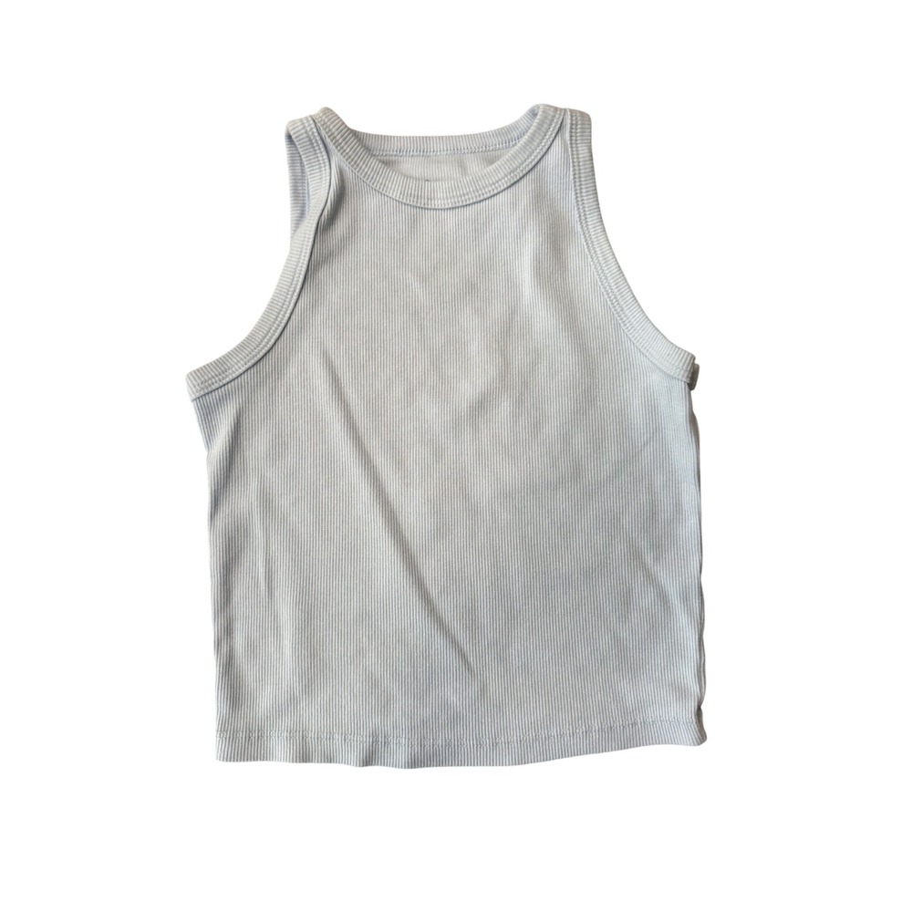 Art Class Kids Light Blue Ribbed Tank Top Sleeveless Shirt Size L 10/12